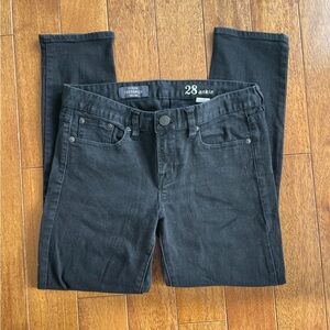 J. Crew Women's Black Cropped Jeans